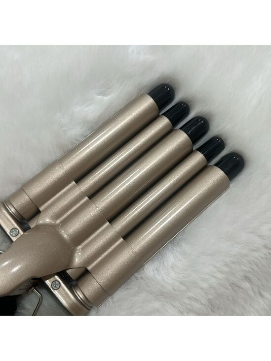 Perfson Hair Curling Iron 5 Barrel Curling Wand Gold Brown) main image 10